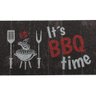 Tapete Capacho 40x75cm Kapazi Vinil Super Print It´s Bbq Time - 1