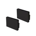 Ver imagem 1 de Acessórios Perfil Vertex 20x14 Tampa / Presilha Sobrepor Preto Fosco