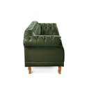 Ver imagem 7 de Sofá Chesterfield 2 Lugares Couro Sintético Verde Duque 150cm Yescasa