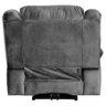 Poltrona do Papai Reclinável Elétrica com Entrada Usb Simon F05 Veludo Cinza - Lyam Decor - 6