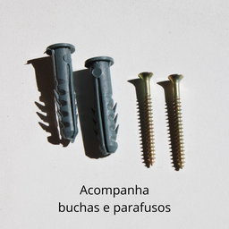 3 Unidades - Prateleira Nicho para Banheiro Cosméticos Preto - 30 CM - 3