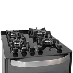 Fogão Suggar Master Grill 4 Queimadores Mesa Vidro Preto 220v Fgvmtg412pt - 7