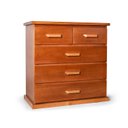 Ver imagem 3 de Cômoda 1x1 com 05 Gavetas - 100% madeira 