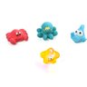 Kit Brinquedos Bichinhos Turminha Fundo do Mar para Banho de Borracha Infantil Bebê com 4 Unid - 3