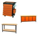 Ver imagem 1 de Conjunto Bancada para Ferramentas 200cm Carro de Ferramentas Profissional 6 Gavetas Presto