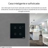 Interruptor Touch Smart Wi-fi Intelbras Ews 1004 Preto - 2