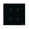 Interruptor Touch Smart Wi-fi Intelbras Ews 1004 Preto - 1