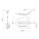Ver imagem 3 de Pá de Bico 460/30 em Aço com Cabo de Madeira 71 Cm com Empunhadura Plástica Curva Ergonôm