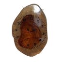 Ver imagem 1 de Relógio Rústico de Parede Tora Bolacha Gg em Madeira Maciça