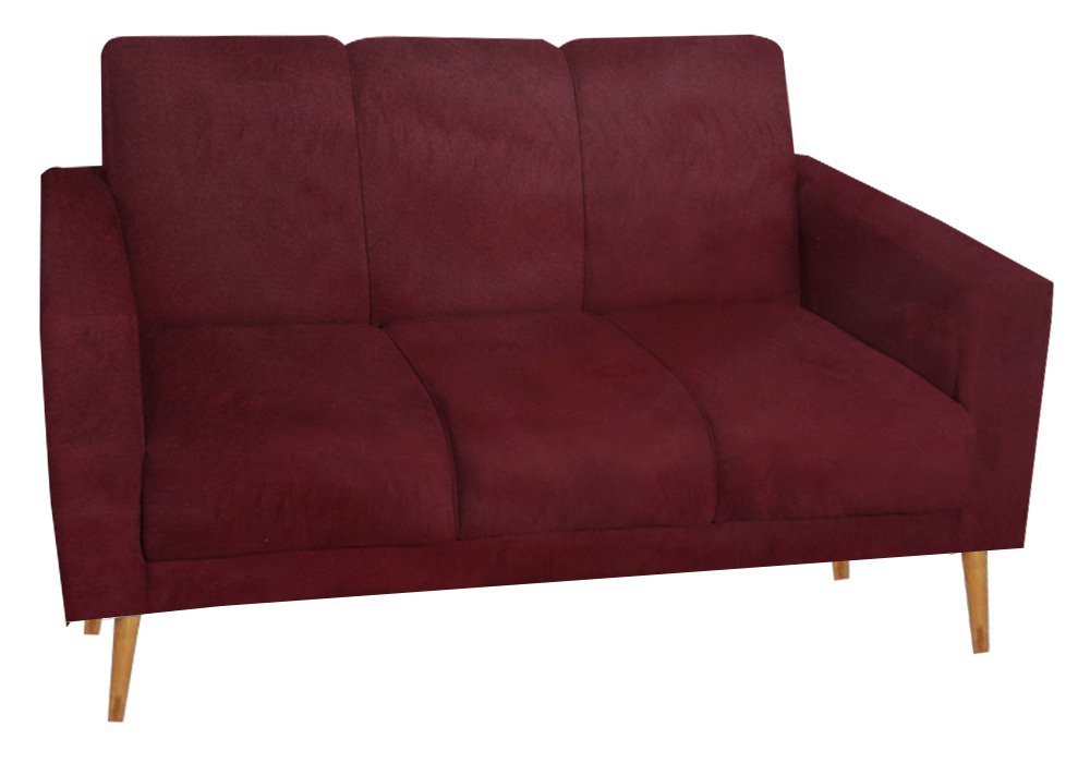 Namoradeira Sofa 3 Lugares Luana Bordo - 2