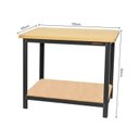 Ver imagem 3 de Conjunto 2 Bancadas de Ferramentas Profissional Fechada 110cm Presto