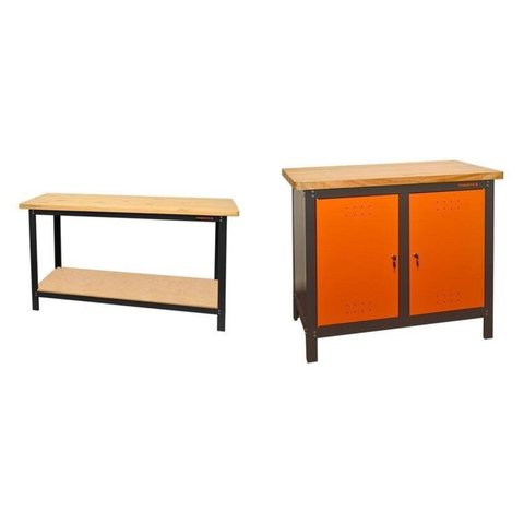 Conjunto 2 Bancadas de Ferramentas Profissional Fechada 150cm Presto