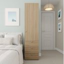 Ver imagem 1 de Módulo 45x180 1 Porta 3 Gavetas Frame CabeCasa MadeiraOriginals