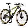 Bicicleta 29 Dropp Race 12V Freio Hidráulico Preto+Amarelo - 6
