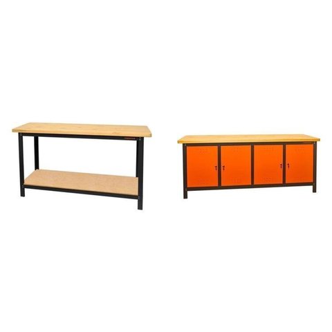 Conjunto 2 Bancadas de Ferramentas Profissional Fechada 200cm Presto