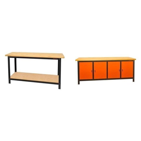 Conjunto 2 Bancadas de Ferramentas Profissional Fechada 200cm Presto