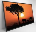 Ver imagem 2 de Quadro Família de Elefantes em Pôr do Sol na África