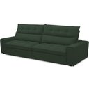 Ver imagem 1 de Sofá Retrátil Reclinável para Sala de Estar Living 250cm Dimas F04 Veludo Verde