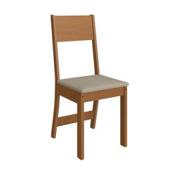 Conjunto Sala de Jantar 1 Mesa Tampo MDP Retangular 4 Cadeiras Versalhes - 6