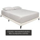 Ver imagem 6 de Cama Japonesa King Size Veneza 200cm Base Box Orgânica Bouclê Estofada Pés de Ferro:Bouclê Bege Clar