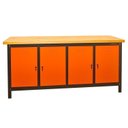 Ver imagem 3 de Conjunto 1 Bancada Profissional Cm 1 Carro Aberto em Aço para Ferramentas Presto