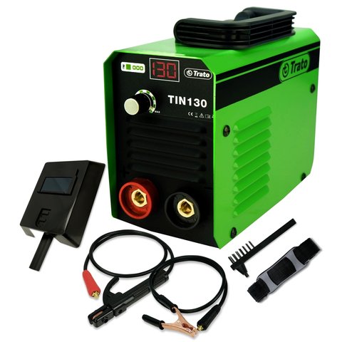 Máquina Solda Inversora 130a Mma Tin130 Trato - 220v