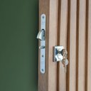 Ver imagem 6 de Porta de Correr de Madeira Ripada Completa 210x82cm com Fechadura e Ferragens