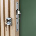 Ver imagem 6 de Porta de Correr de Madeira Ripada Completa 210x82cm com Fechadura e Ferragens 