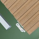 Ver mais imagens de Porta de Correr de Madeira Ripada Completa 210x82cm com Fechadura e Ferragens 