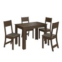 Ver imagem 3 de Conjunto Sala de Jantar 1 Mesa 4 Cadeiras Versalhes