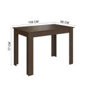 Ver imagem 4 de Conjunto Sala de Jantar 1 Mesa 4 Cadeiras Versalhes
