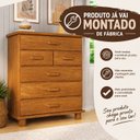 Ver imagem 6 de Cômoda Porta Joias Madeira Maciça Marrom/Mogno Mel