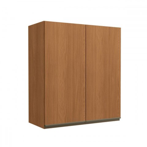 Armário Aéreo Cozinha 80 Cm Mônica 2 Portas Canela - Kappesberg