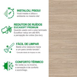 Piso Laminado 21,7cm X 7mm X 1,35m Prime Click Eucafloor - 5