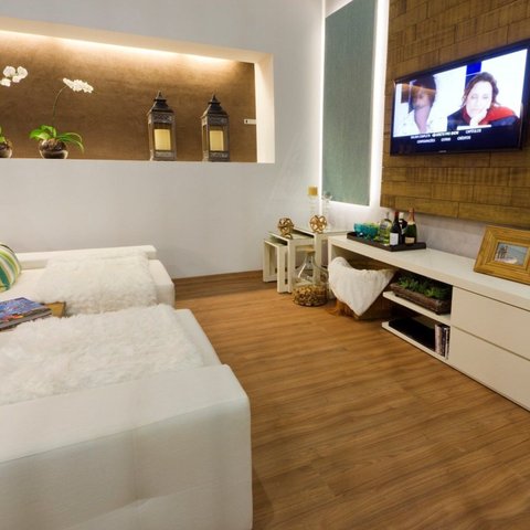 Piso Laminado Clicado Régua Prime 7mm Eucafloor Marrom/Nogueira Málaga