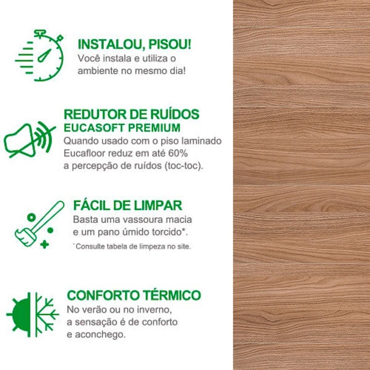 Piso Laminado 21,7cm X 7mm X 1,35m Prime Click Eucafloor - 5