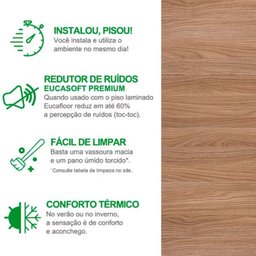 Piso Laminado 21,7cm X 7mm X 1,35m Prime Click Eucafloor - 5