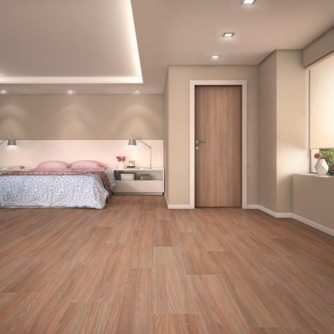 Piso Laminado Clicado Régua Prime 7mm Eucafloor Marrom/Italia Noce