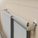 Ver imagem 2 de Toalheiro Inox 304 Duplo 60cm - Porta Toalha de Banheiro
