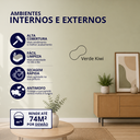 Ver imagem 2 de Tinta Acrílica Premium Fosco 3.6L Cor Verde Kiwi Antimofo Baixo Odor Durín
