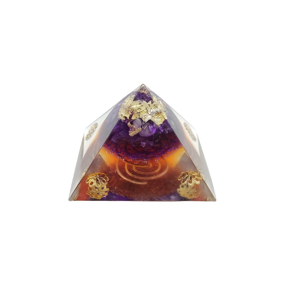 Orgonite Pirâmide de Ouro de Saint Germain - Transmutação - 3