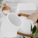 Ver imagem 2 de Saleiro Médio Gourmet de Porcelana Para Mesa e Bancada 13cm - Wp Connect Saleiro Aberto Branco