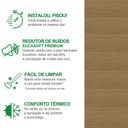 Ver imagem 3 de Piso Laminado Clicado Régua Gran Elegance 0,8mm Eucafloor Marrom/Freijó Brasil