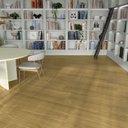 Ver imagem 1 de Piso Laminado Clicado Régua Gran Elegance 0,8mm Eucafloor Marrom/Freijó Brasil