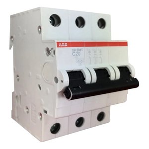 Minidisjuntor Tripolar 400vca 20a Sh203 T-c20 Abb
