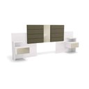 Ver imagem 7 de Painel Cama Box Madeirado Casal-queen G290 C- 2 Gavetas Nogueira - Kappesberg