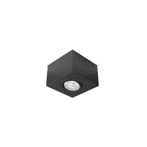 Spot de Sobrepor Sura Ways Face Plana Quadrado Dicroica Par16 7,3x10,9x10,9cm Alumínio - Revoluz