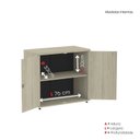 Ver imagem 6 de Armário para Escritório Baixo 2 Portas com Chave