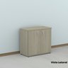 Armário para Escritório Baixo 2 Portas com Chave - 19