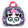 Kit Mochila com Rodinhas e Lancheira Escolar Panda Up4you Azul - Maxlog - 2